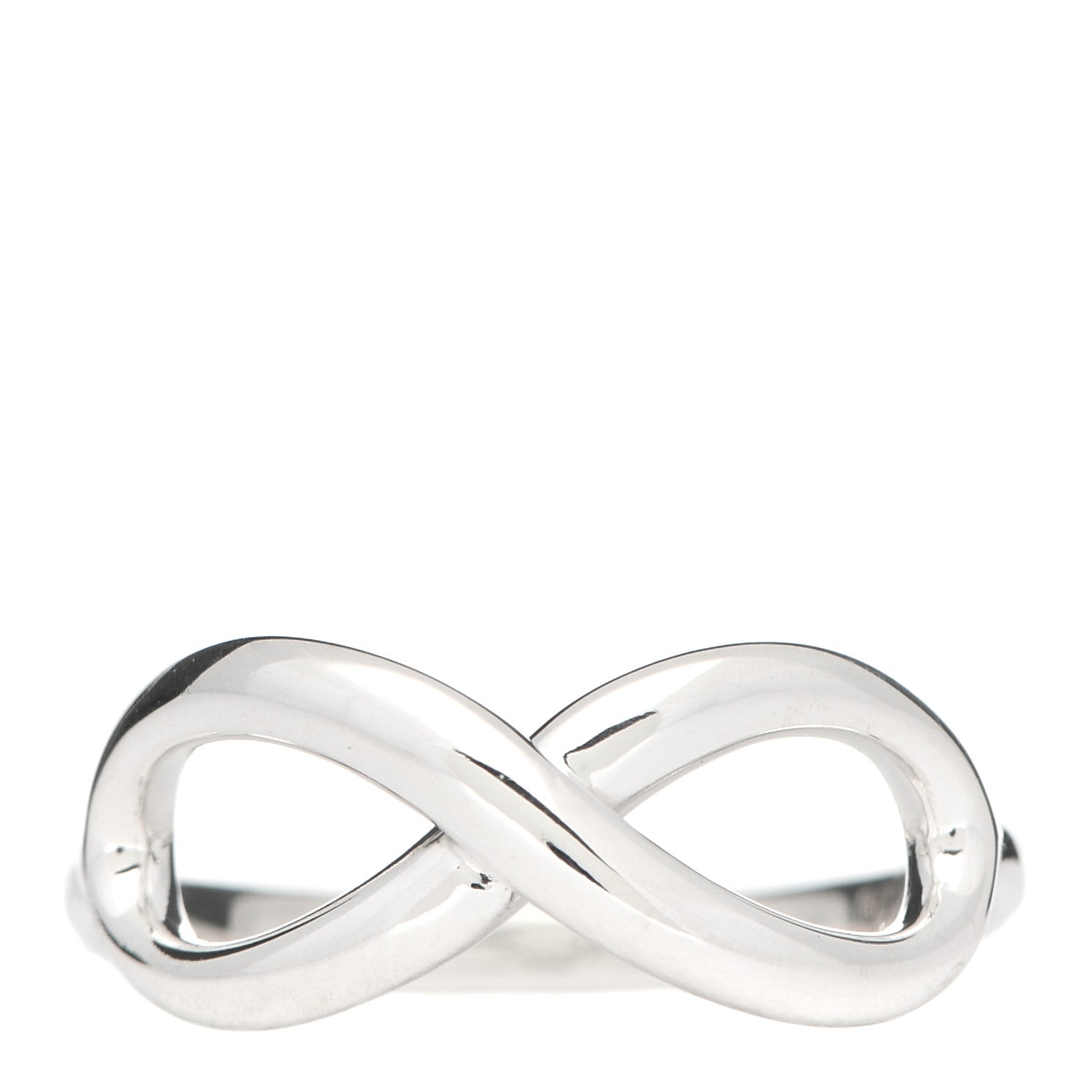 Tiffany Sterling Silver Infinity Ring 49 5 1 of 4