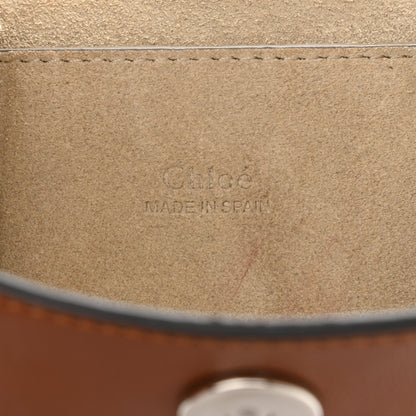 Chloe Suede Calfskin Mini Faye Bracelet Bag Tobacco 6 of 12