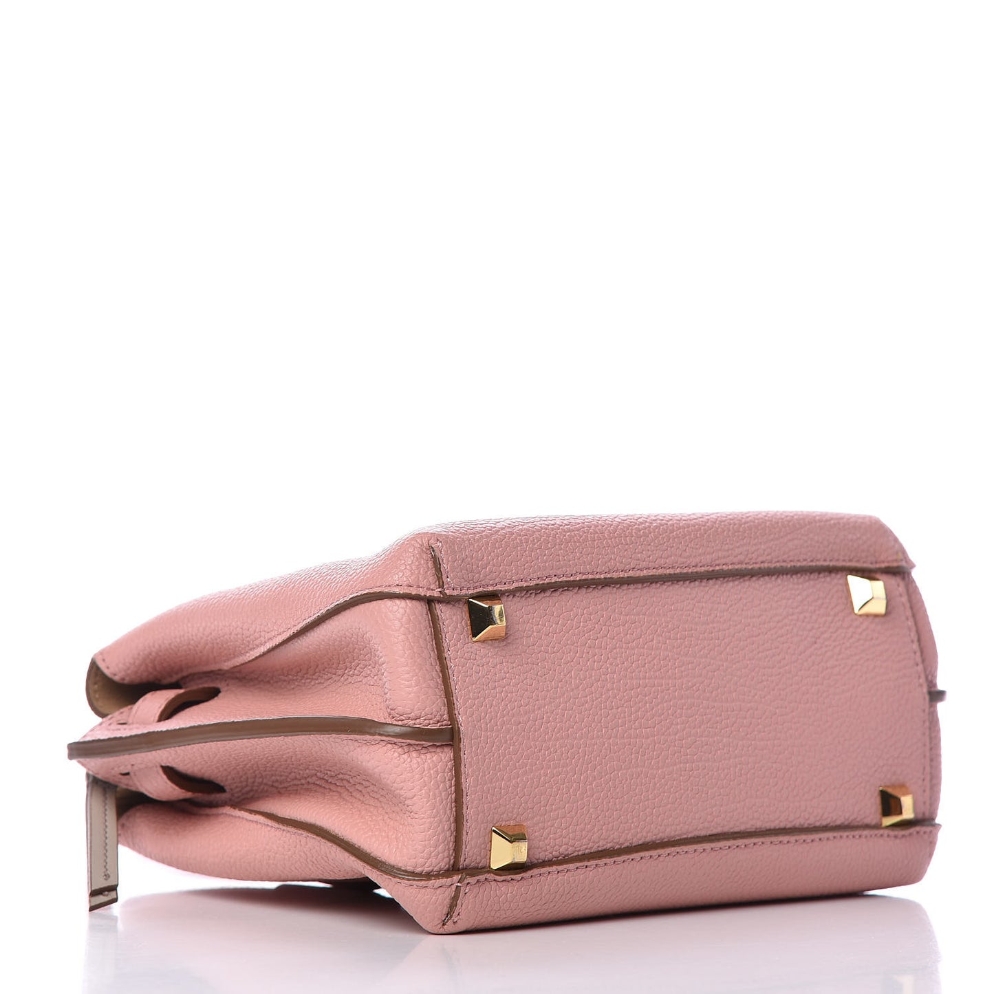 Grained Calfskin Mini Milla Tote Pink