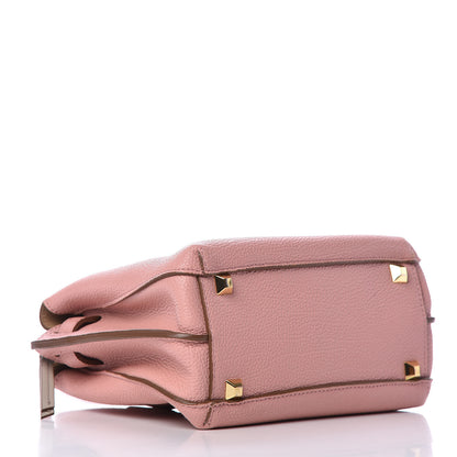 MCM Grained Calfskin Mini Milla Tote Pink 4 of 9