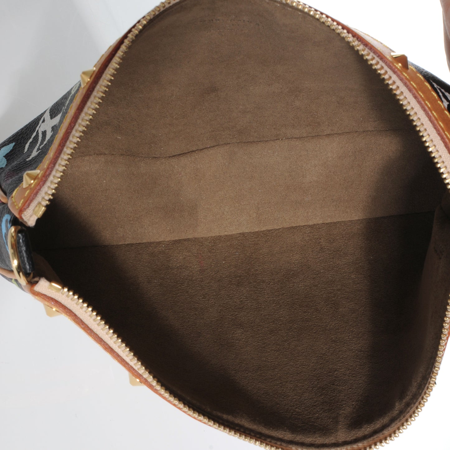 Monogram Multicolor Pochette Accessories Black