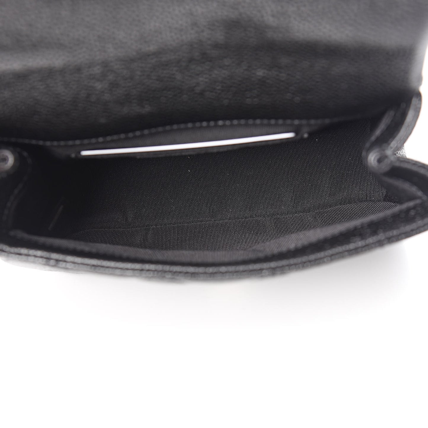 Caviar Quilted Incognito Mini Square Flap Black