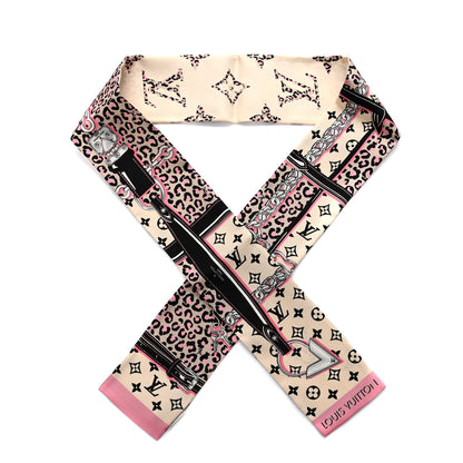 Louis Vuitton Silk Monogram Wild At Heart Bandeau Cream 1 of 3