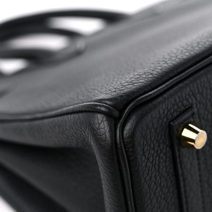 Hermes Togo Birkin 25 Black 10 of 16
