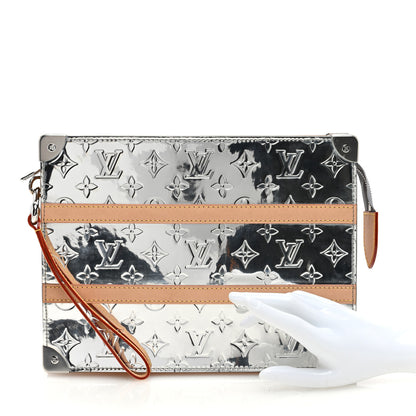 Louis Vuitton Monogram Miroir Trunk Pochette Silver 2 of 7