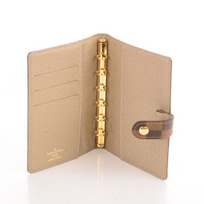 Louis Vuitton Damier Ebene Labels Small Ring Agenda Cover 5 of 7