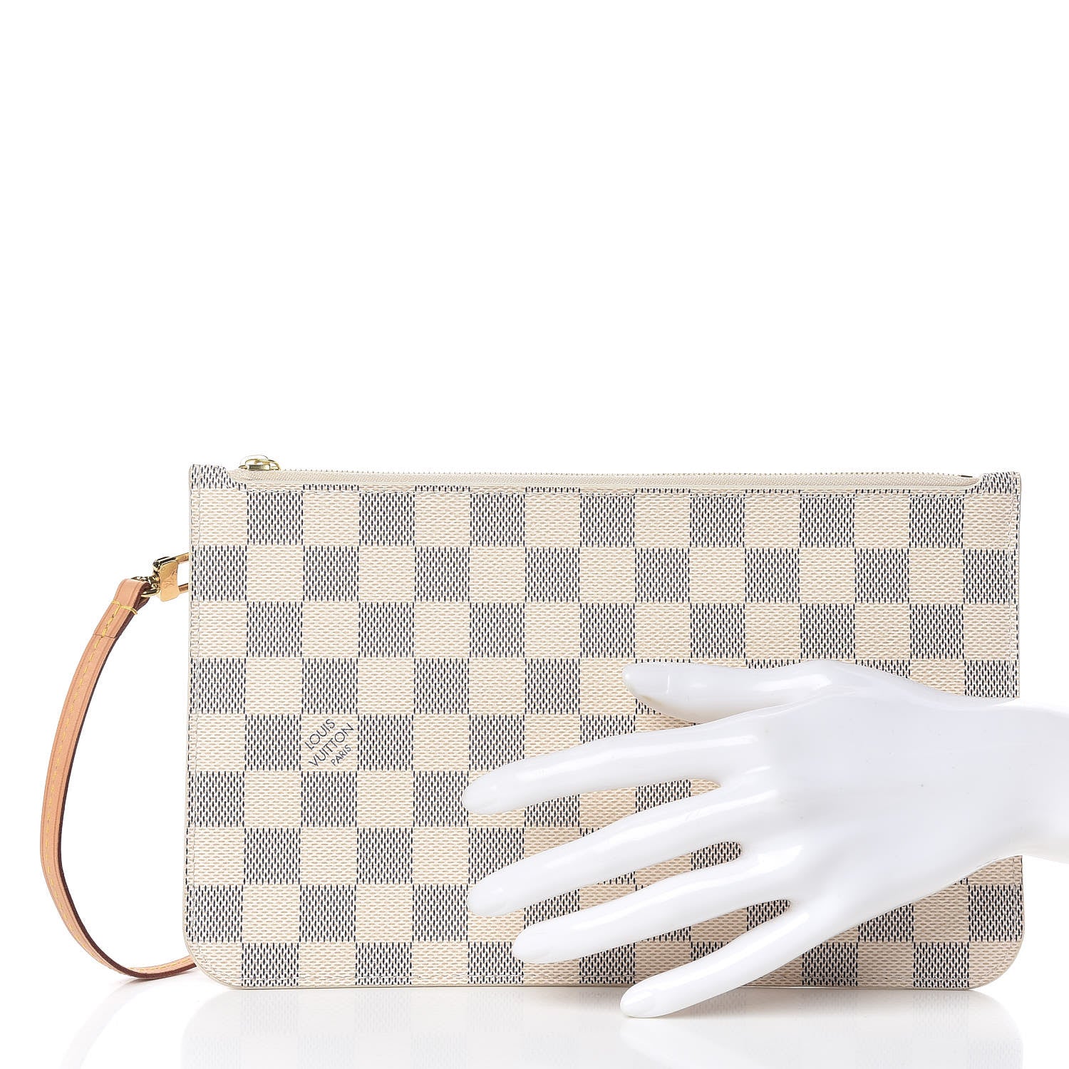 Louis Vuitton Damier Azur Neverfull MM GM Pochette 2 of 8