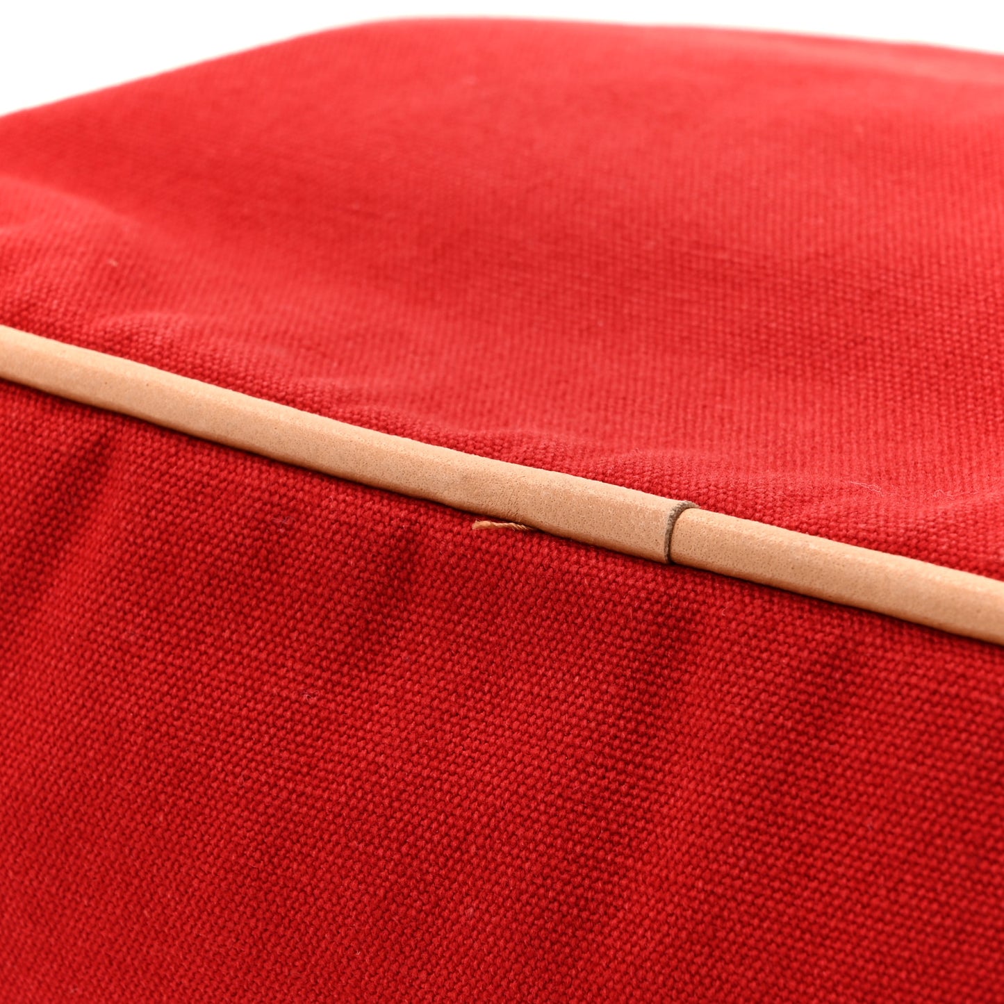 Cotton Bolide Travel Cosmetic Pouch Rouge