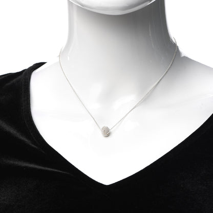 Tiffany Sterling Silver Twist Knot Pendant Necklace 2 of 5
