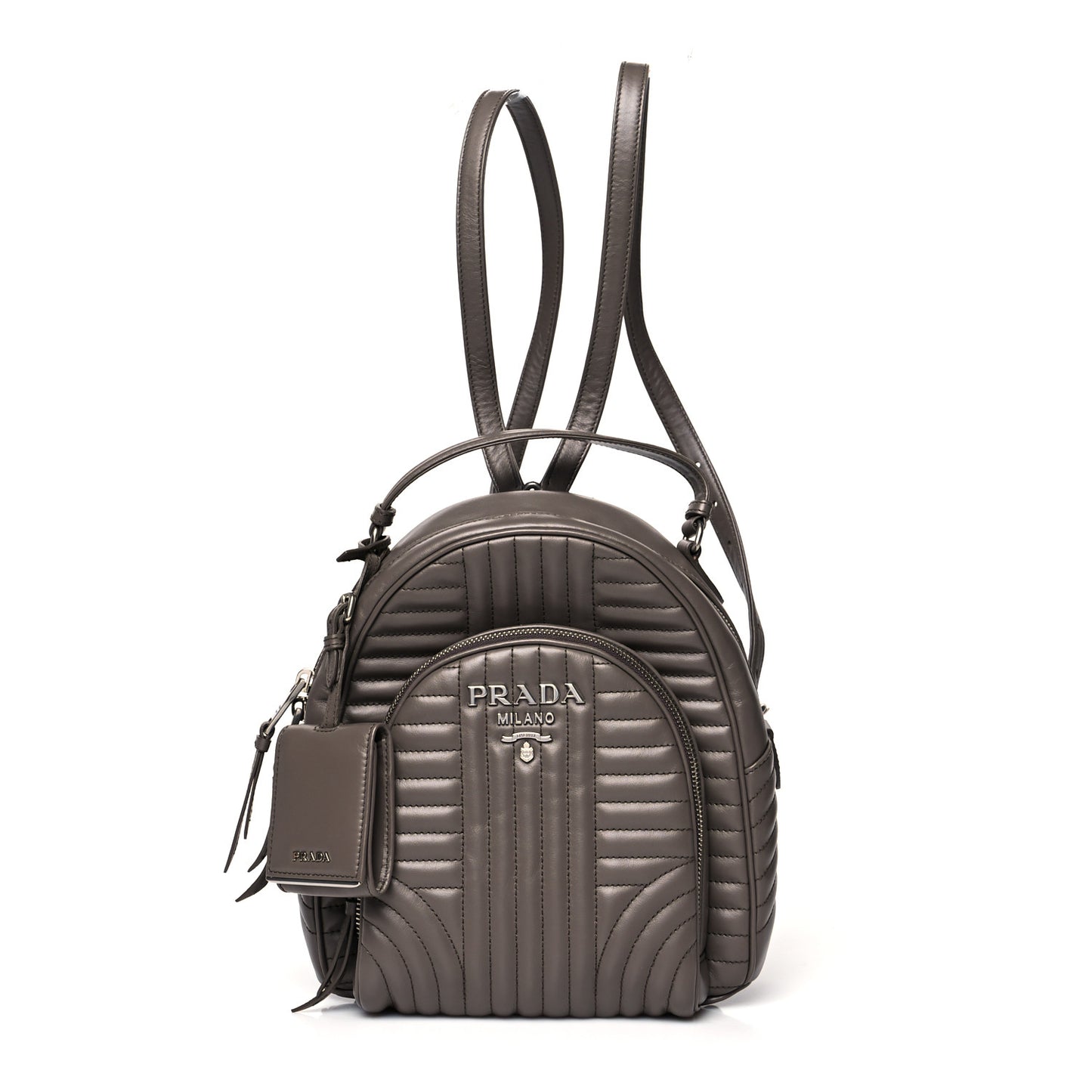 Soft Calfskin Impunture Diagramme Day Backpack Bambu