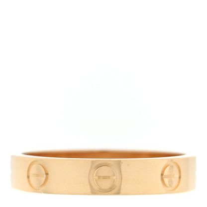 Cartier 18K Yellow Gold 3.5mm LOVE Wedding Band Ring 52 6 3 of 5