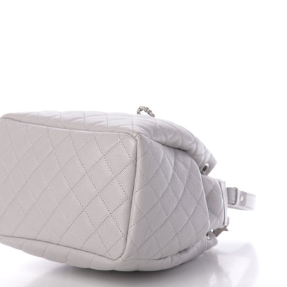 Chanel Caviar Quilted Small Chain Bucket Bag Light Gray 8 of 11