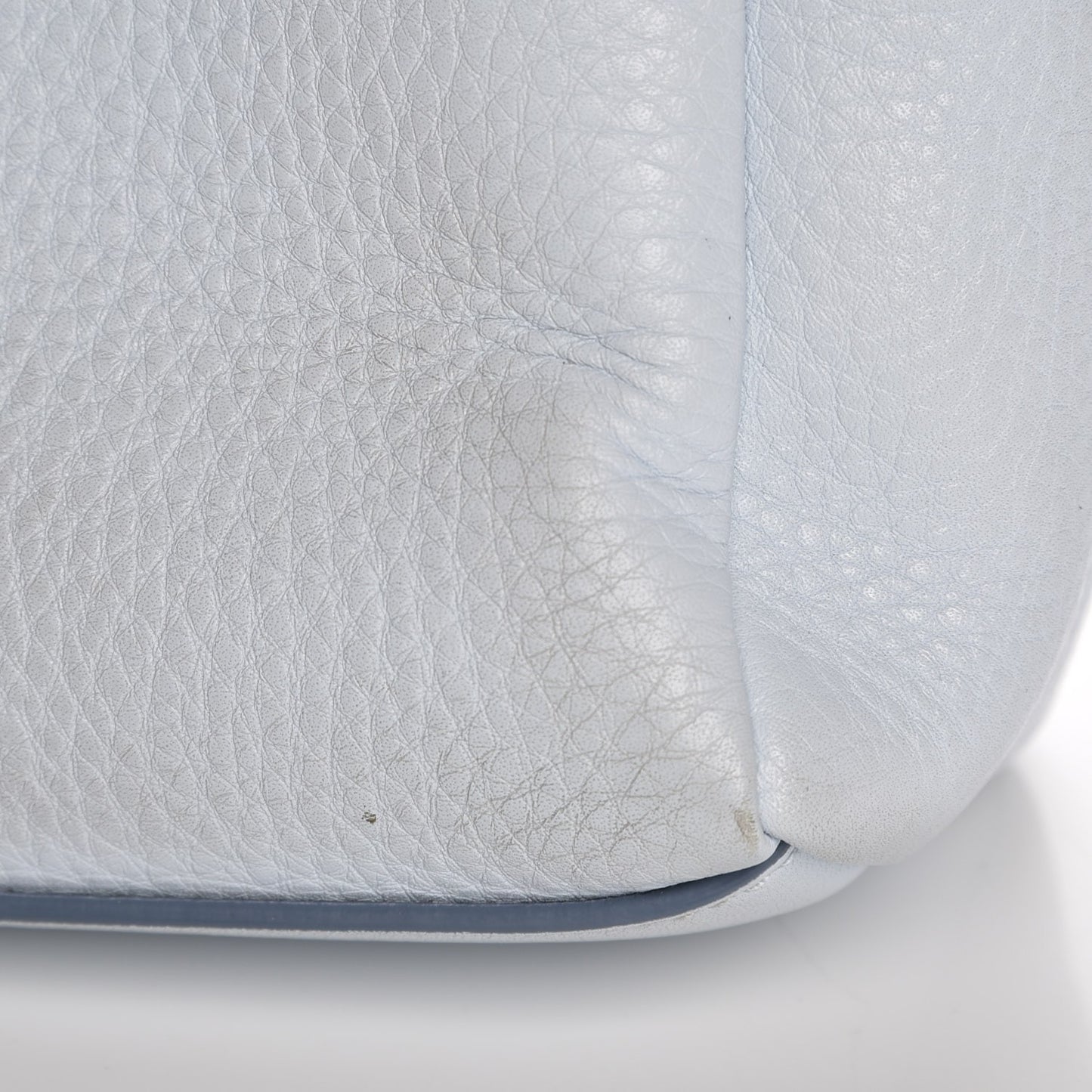 Calfskin Small Pandora Pure Flap Bag Light Blue