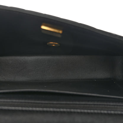 Chanel Lambskin Quilted Small Strass On Top Flap Bag Black 5 of 11