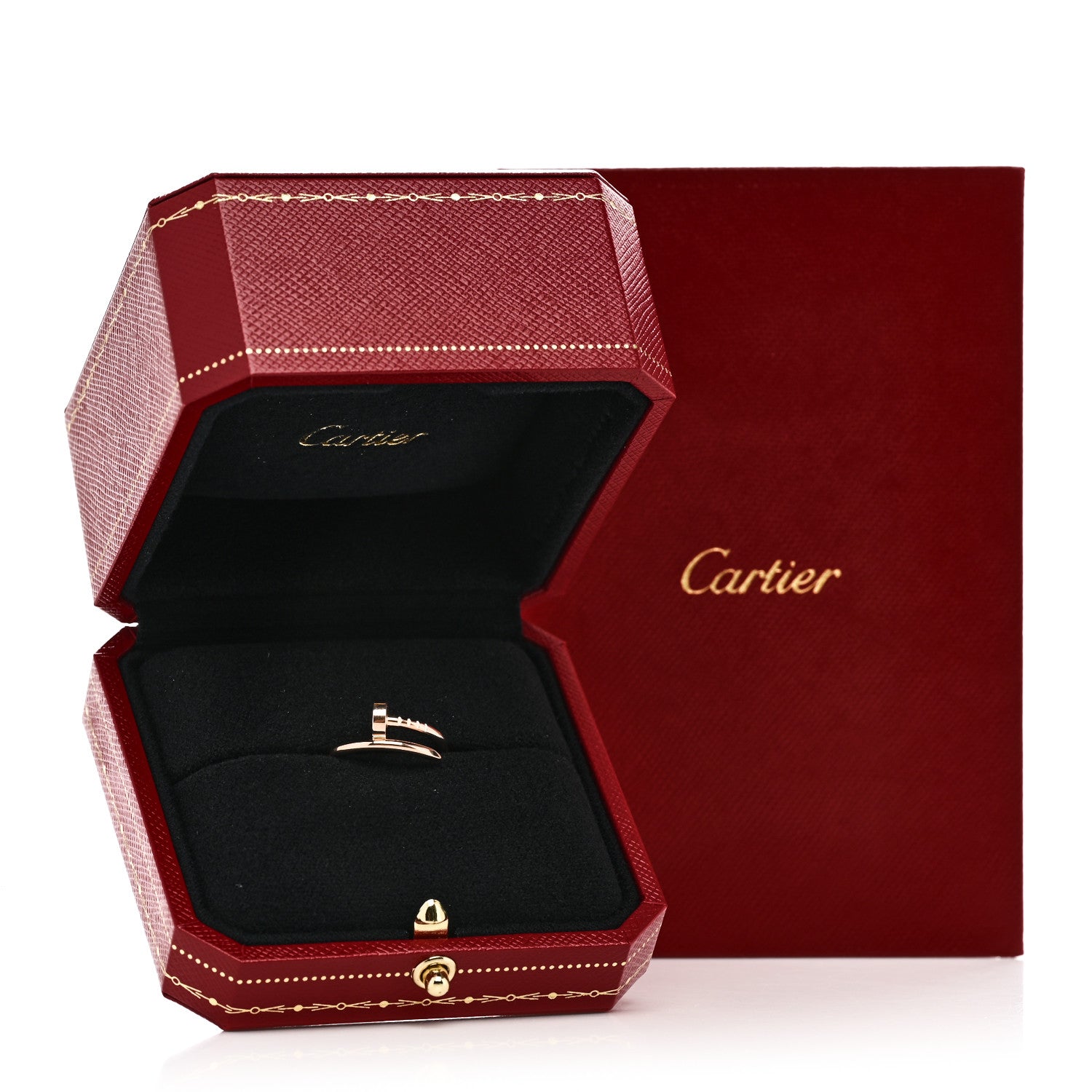 Cartier 18K Pink Gold Small Juste Un Clou Ring 49 5 1928689