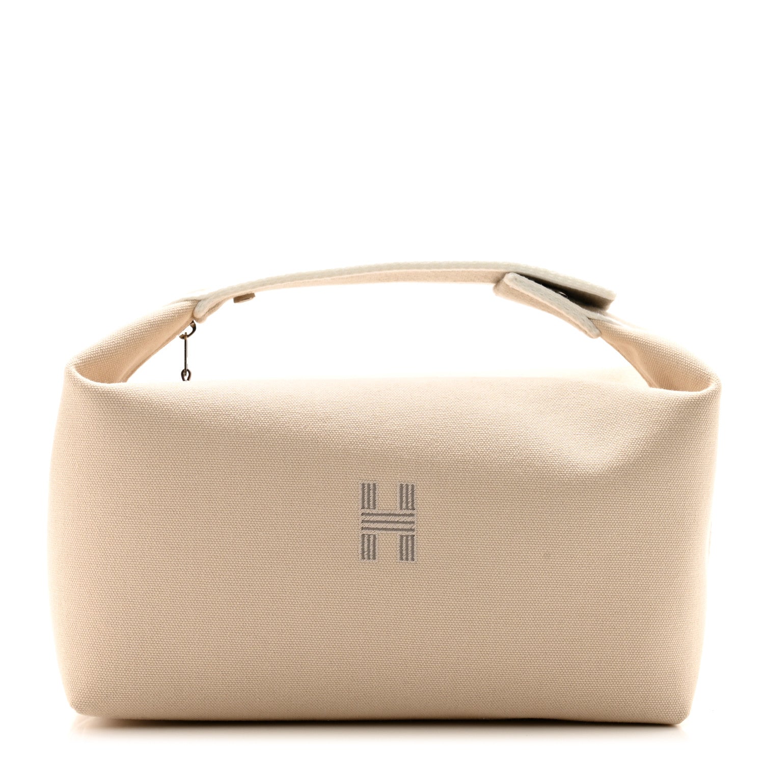 Hermes Canvas Large Bride-A-Brac Pouch Natural 1 of 6
