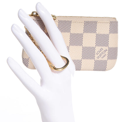 Louis Vuitton Damier Azur Key Pouch 2 of 8