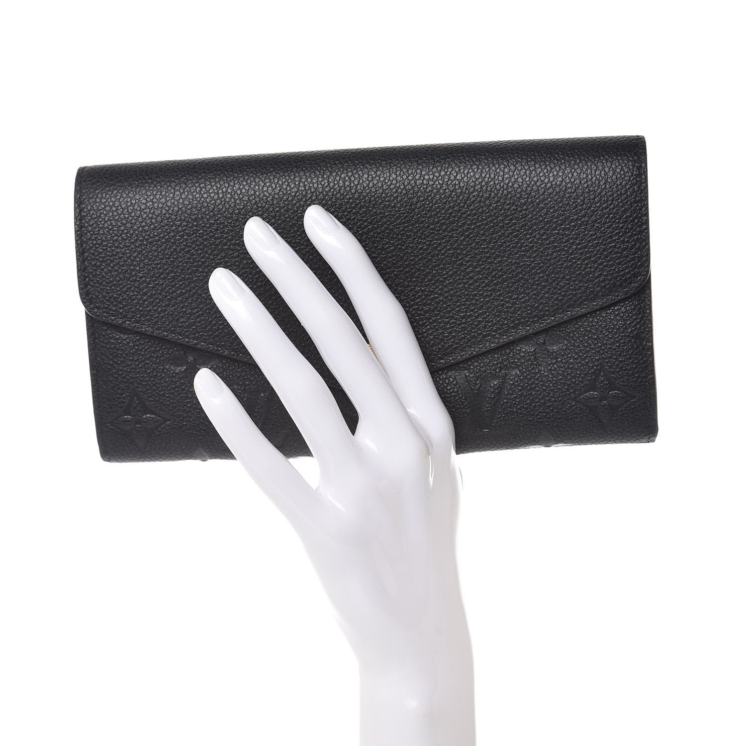 Louis Vuitton Empreinte Sarah Wallet NM Black 2 of 8