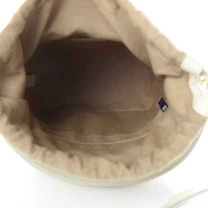 Chloe Calfskin Logo Mini Roy Bucket Bag Natural White 5 of 14
