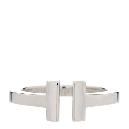 Tiffany Sterling Silver T Square Ring 53 6.25 1 of 7