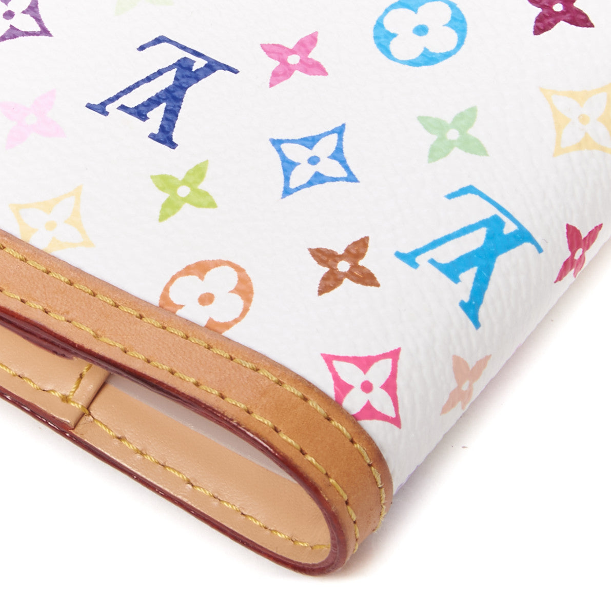 Monogram Multicolor Small Ring Agenda Cover White