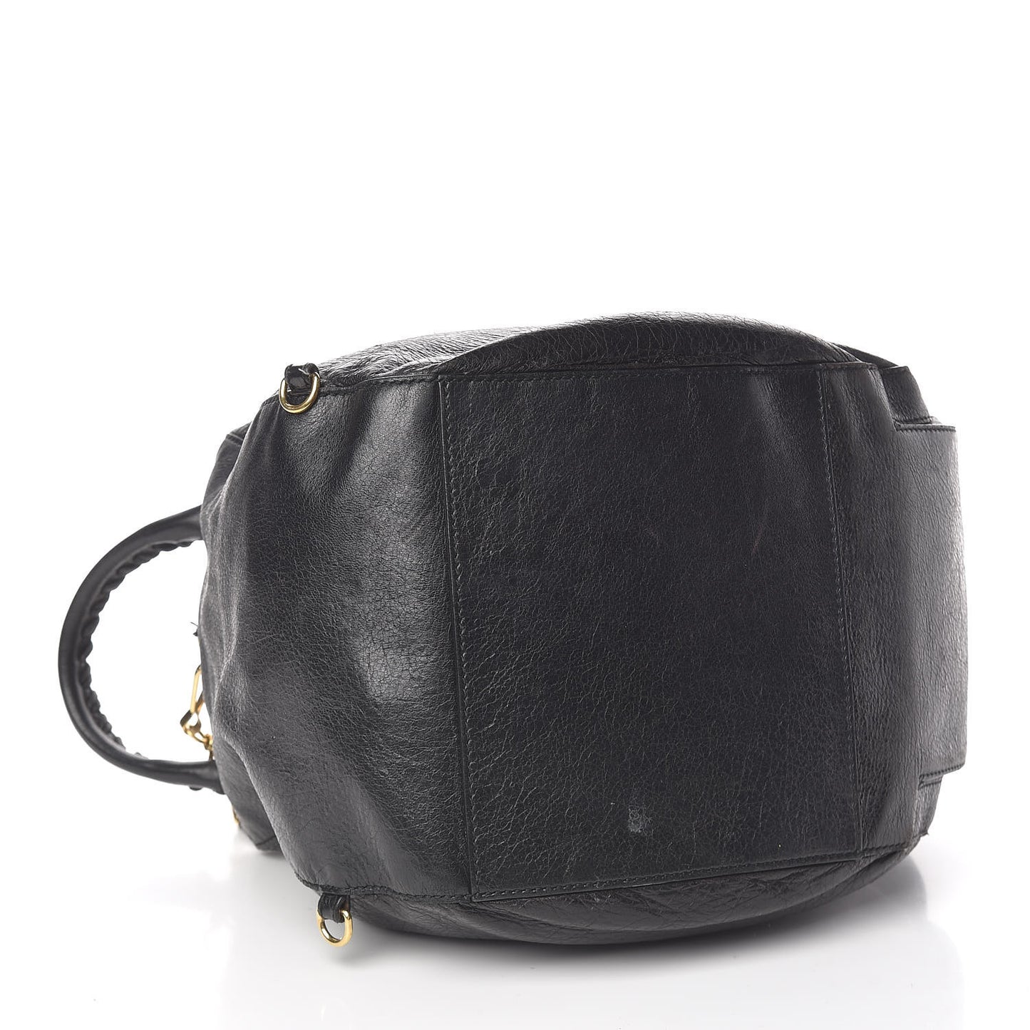 Agneau Giant 12 Gold Hardware Traveler Convertible Backpack Black