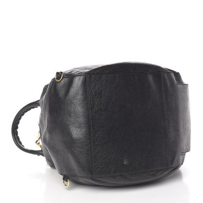 Balenciaga Agneau Giant 12 Gold Hardware Traveler Convertible Backpack Black 7 of 22