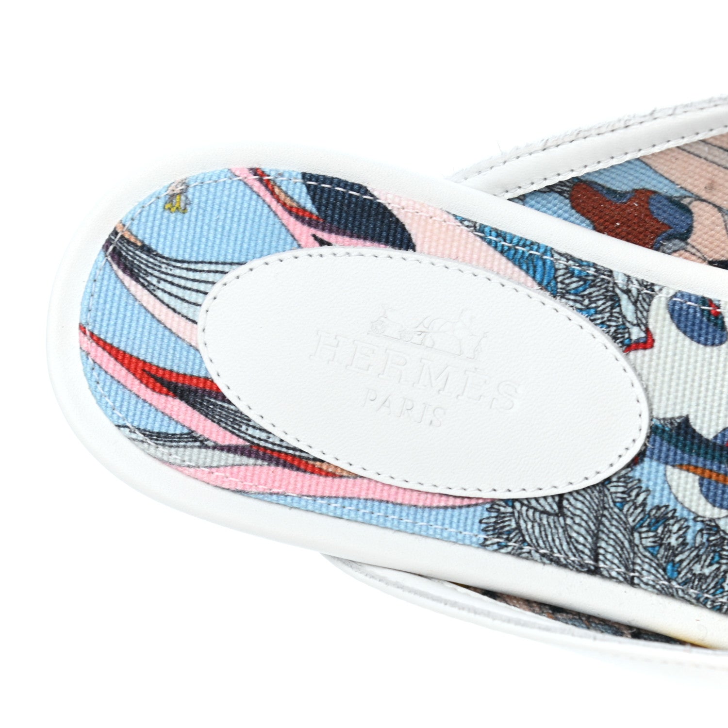 Hermes Calfskin Oz Mules 36 White 7 of 8