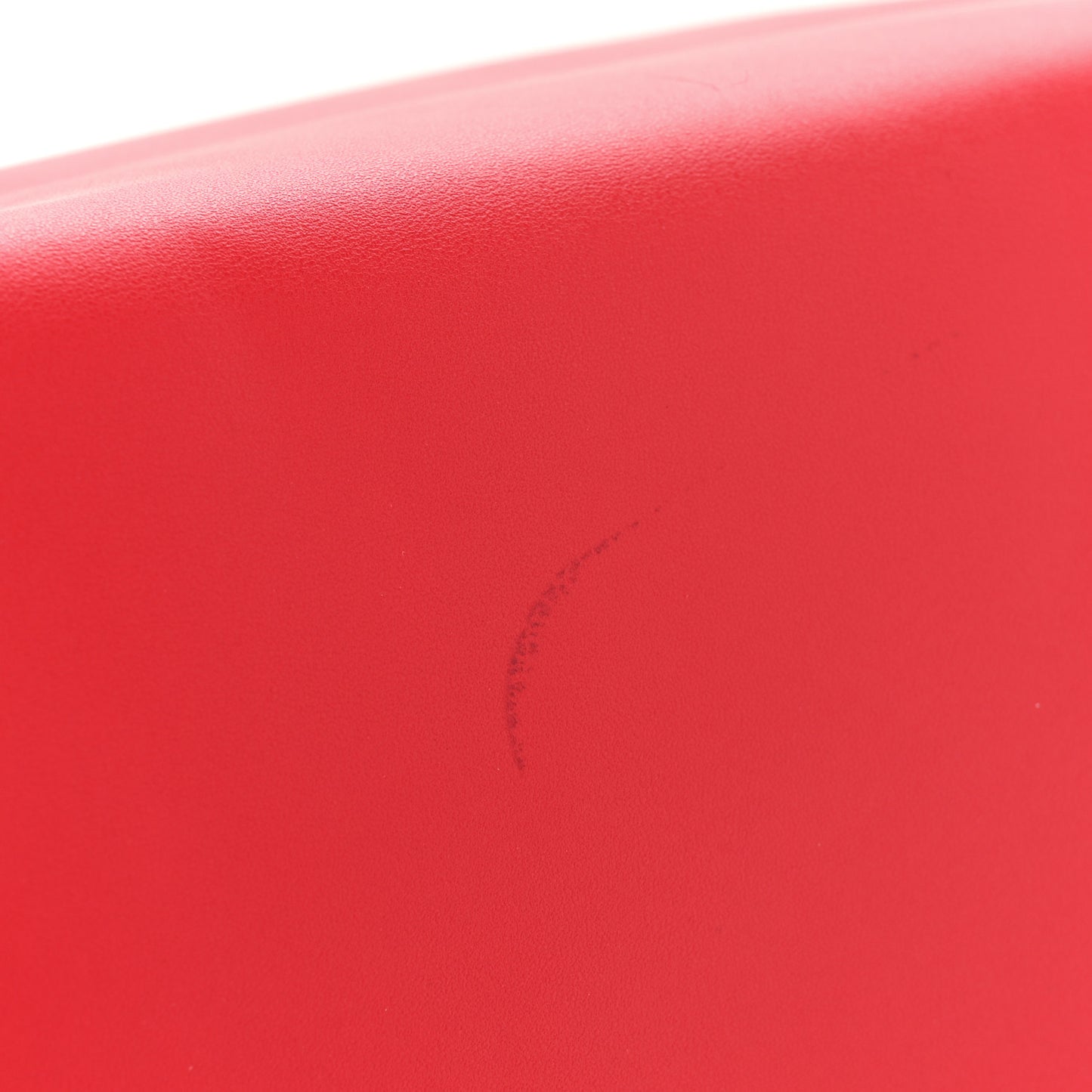 Vegan Leather Medium Shopping Bag Red