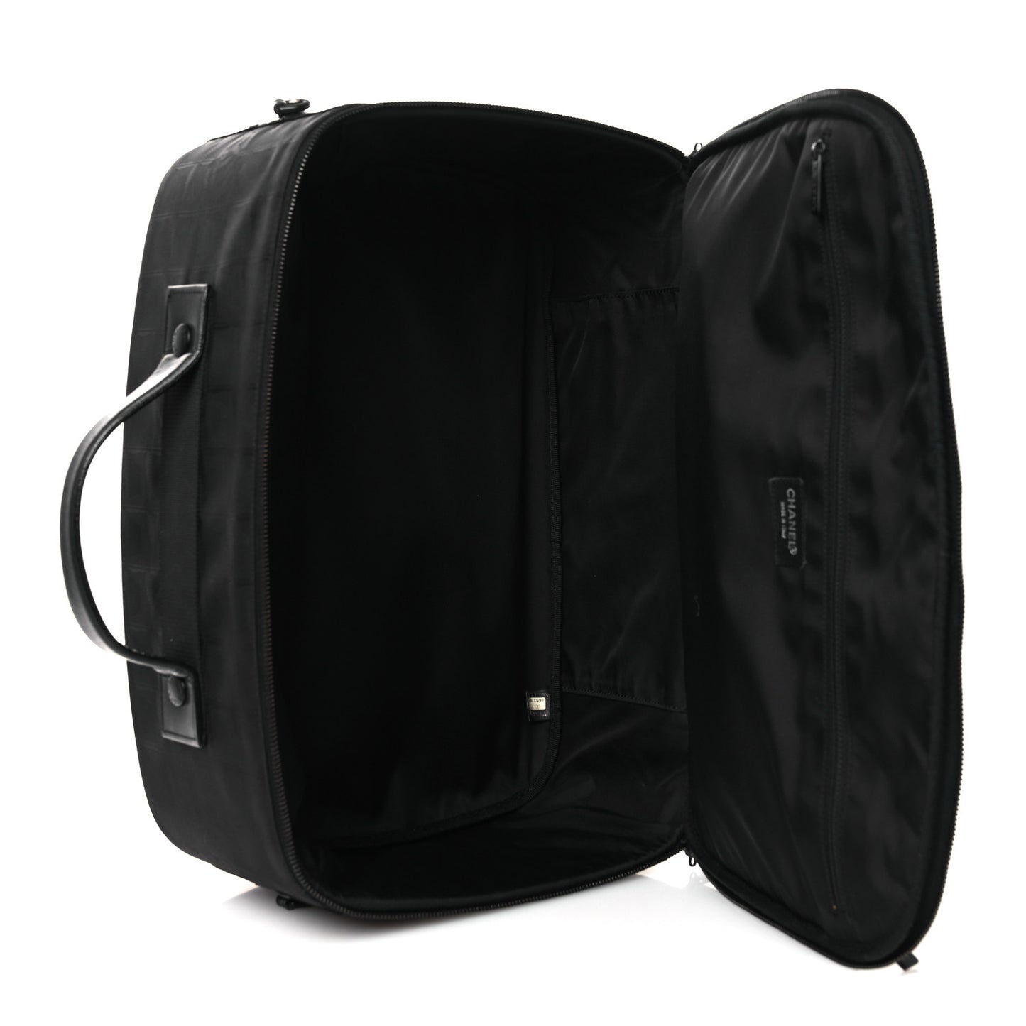 Nylon Travel Shoulder Bag Black