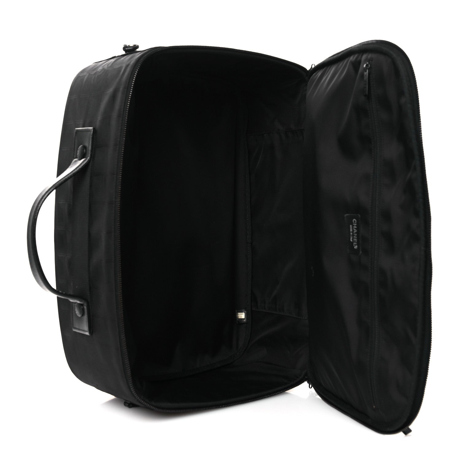 Chanel Nylon Travel Shoulder Bag Black 4 of 11