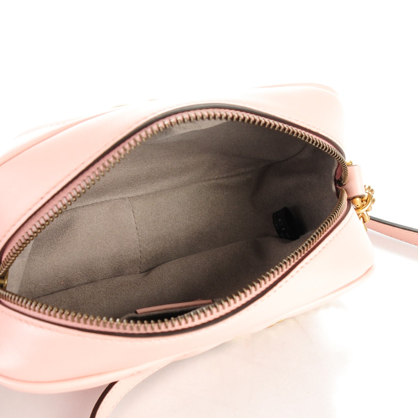 Calfskin Matelasse Mini GG Marmont Chain Shoulder Bag Perfect Pink
