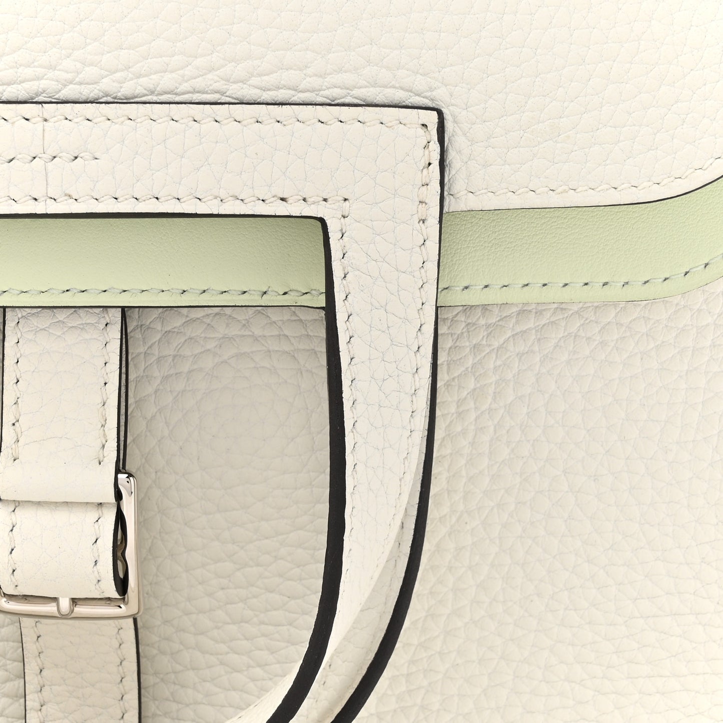 Taurillon Clemence Verso Halzan 25 White Vert Fizz