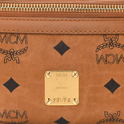 MCM Visetos Small Fusten Belt Bag Cognac 6 of 9