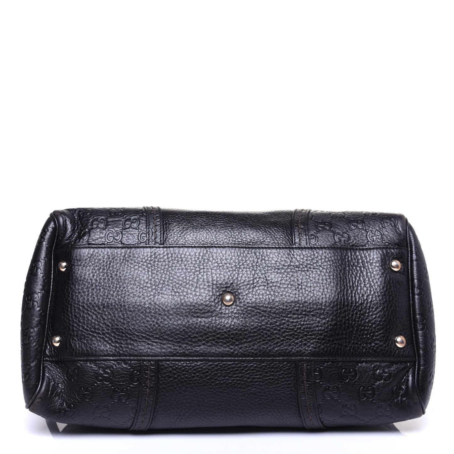 Guccissima Signoria Large Dome Bag Black
