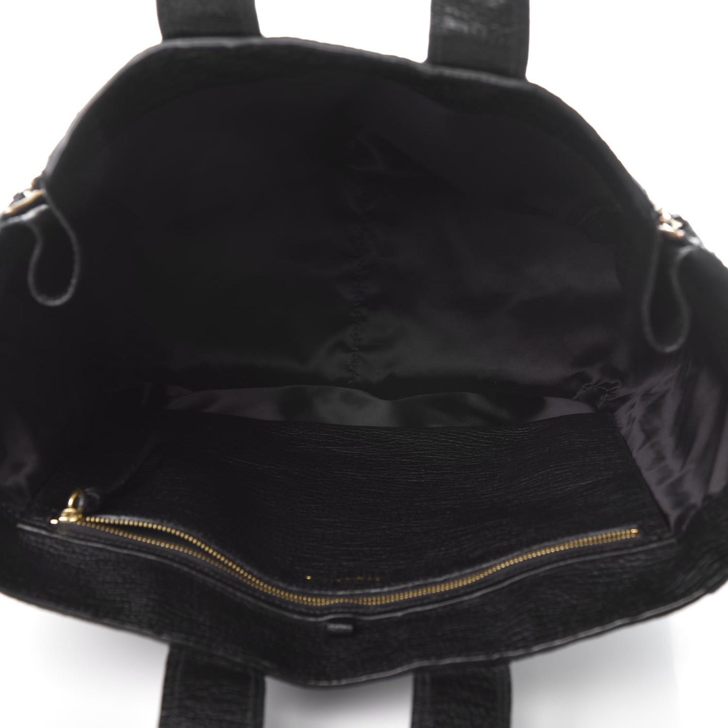 3.1 Textured Calfskin Large Pashli Tote Black