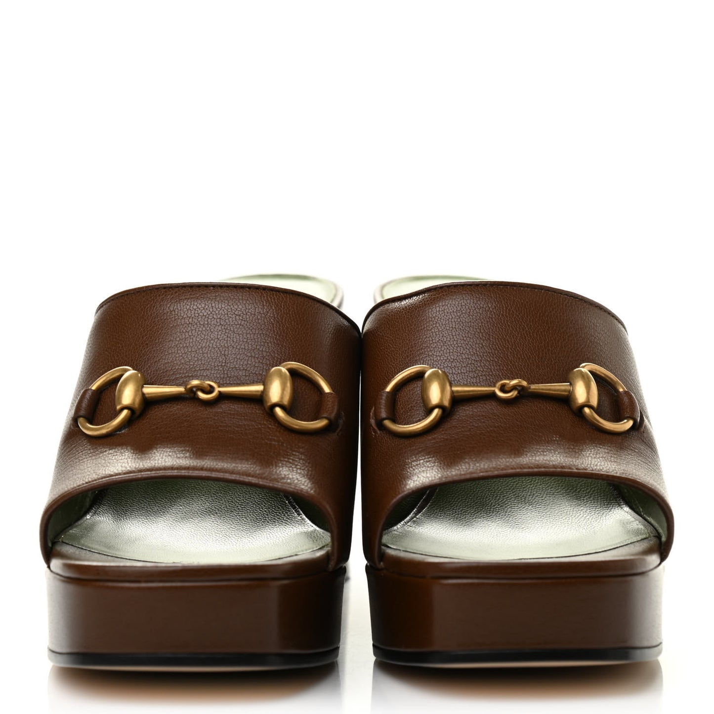 Granada Kid Houdan Platform Slide Sandals 39 Brown Sugar