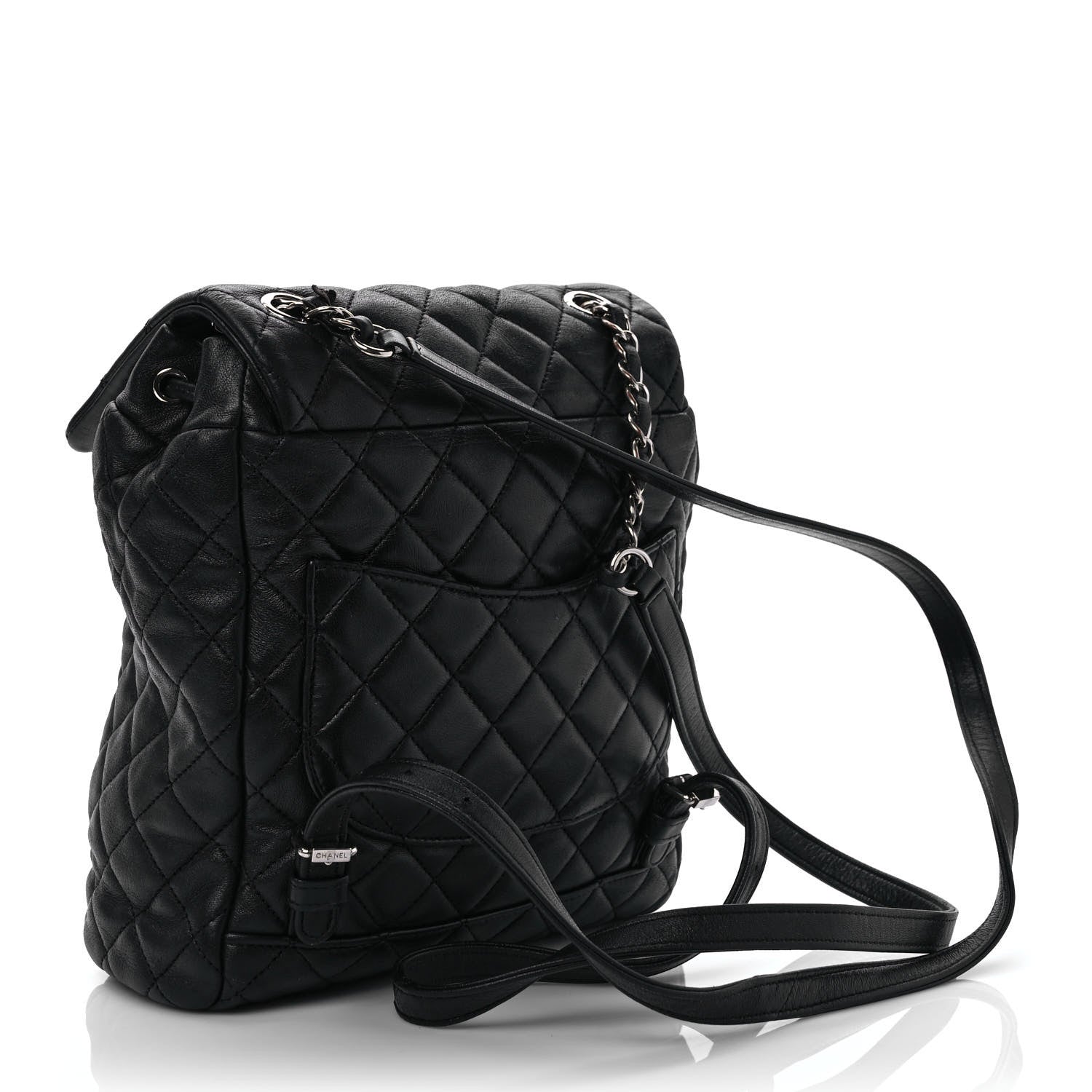 Chanel Lambskin Quilted Small Urban Spirit Backpack Black 3 of 13