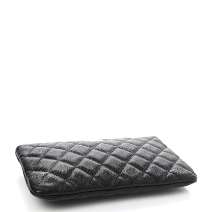 Chanel Caviar Quilted Cosmetic Case Black 4 of 7