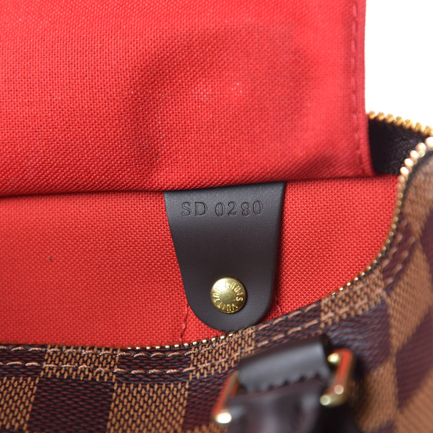 Louis Vuitton Damier Ebene Speedy Bandouliere 25 9 of 10