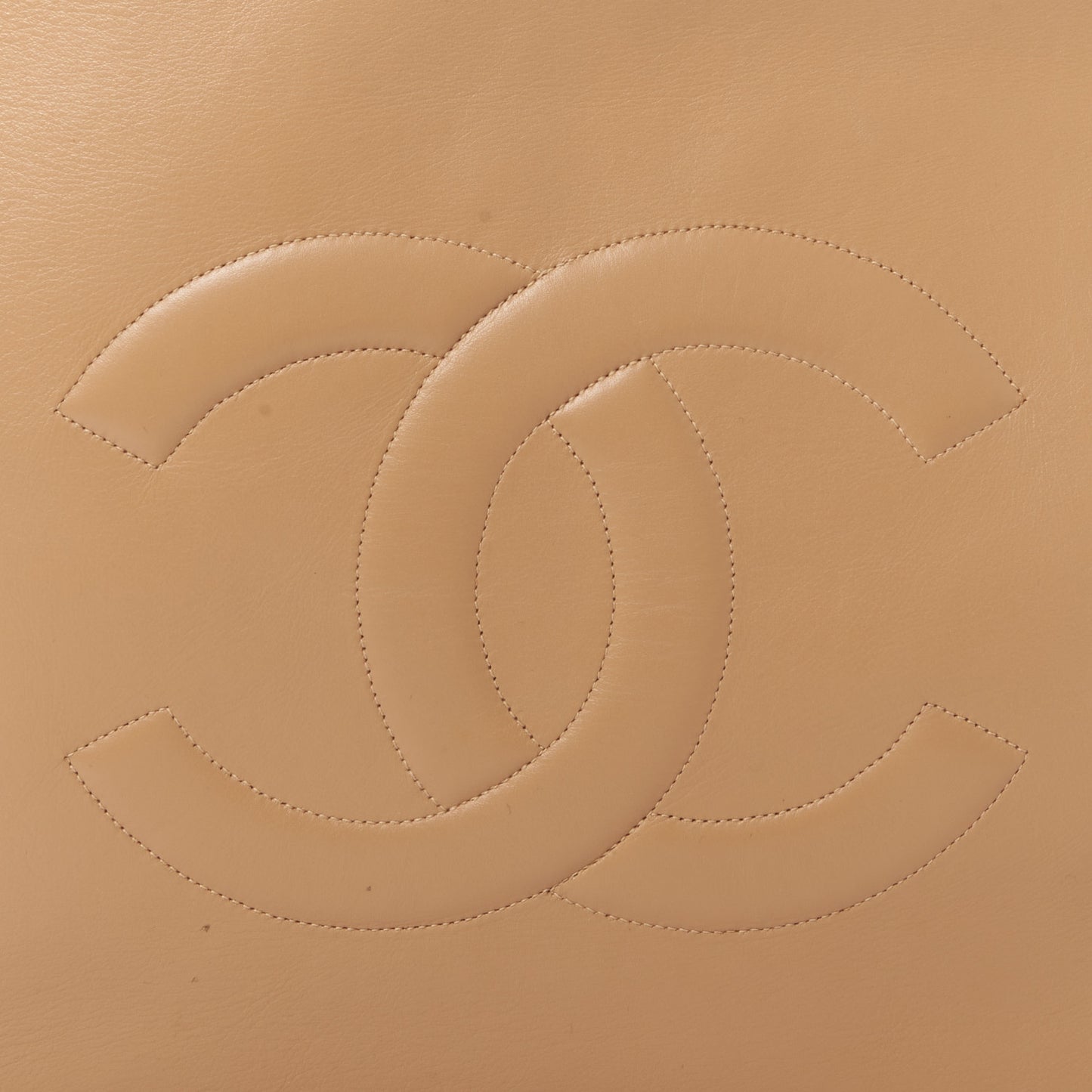 Lambskin CC Tote Beige
