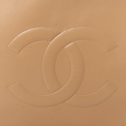 Chanel Lambskin CC Tote Beige 7 of 10