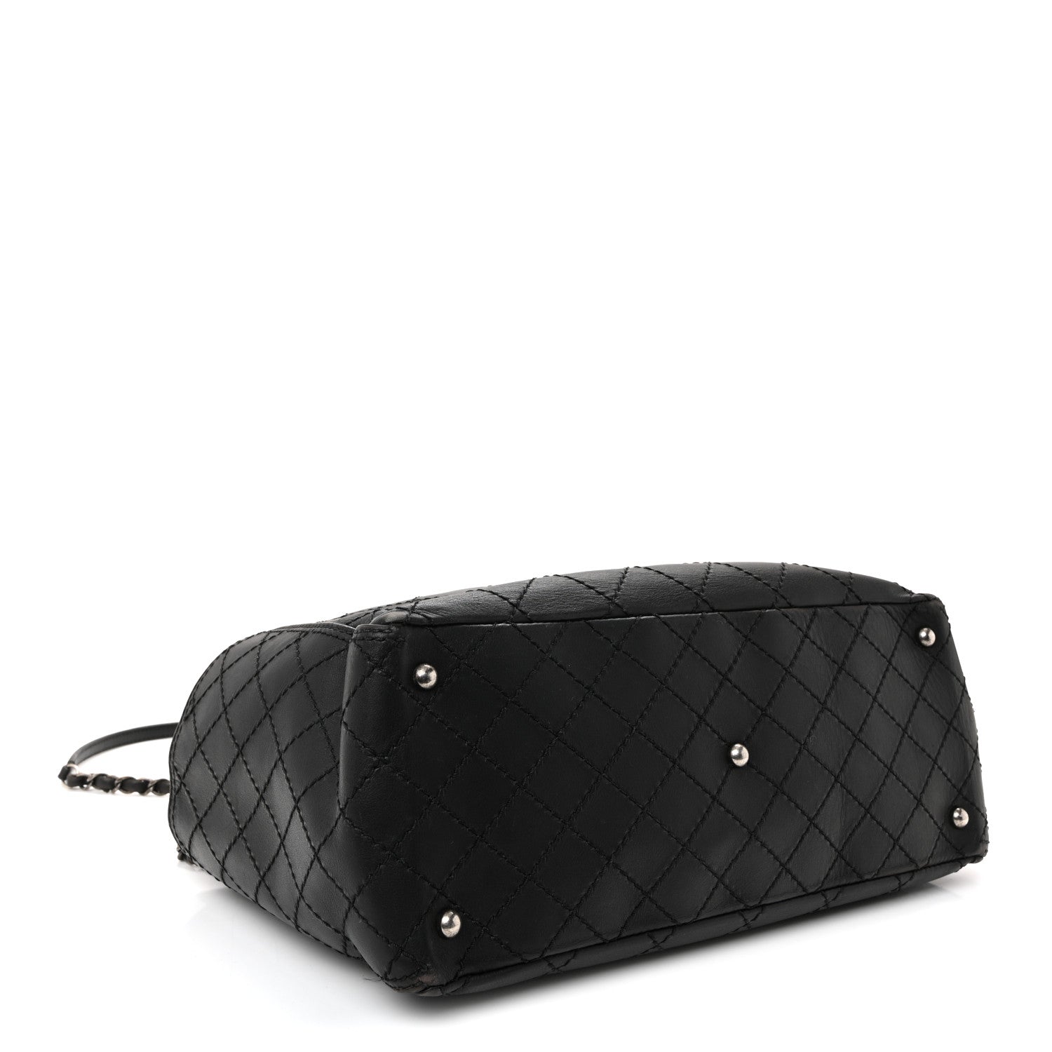 Chanel Calfskin CC Pocket Tote Black 4 of 12