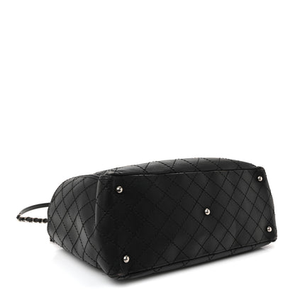 Chanel Calfskin CC Pocket Tote Black 4 of 12