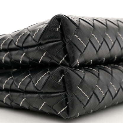 Bottega Veneta Nappa Intrecciato Duo Bag Black Natural 9 of 10