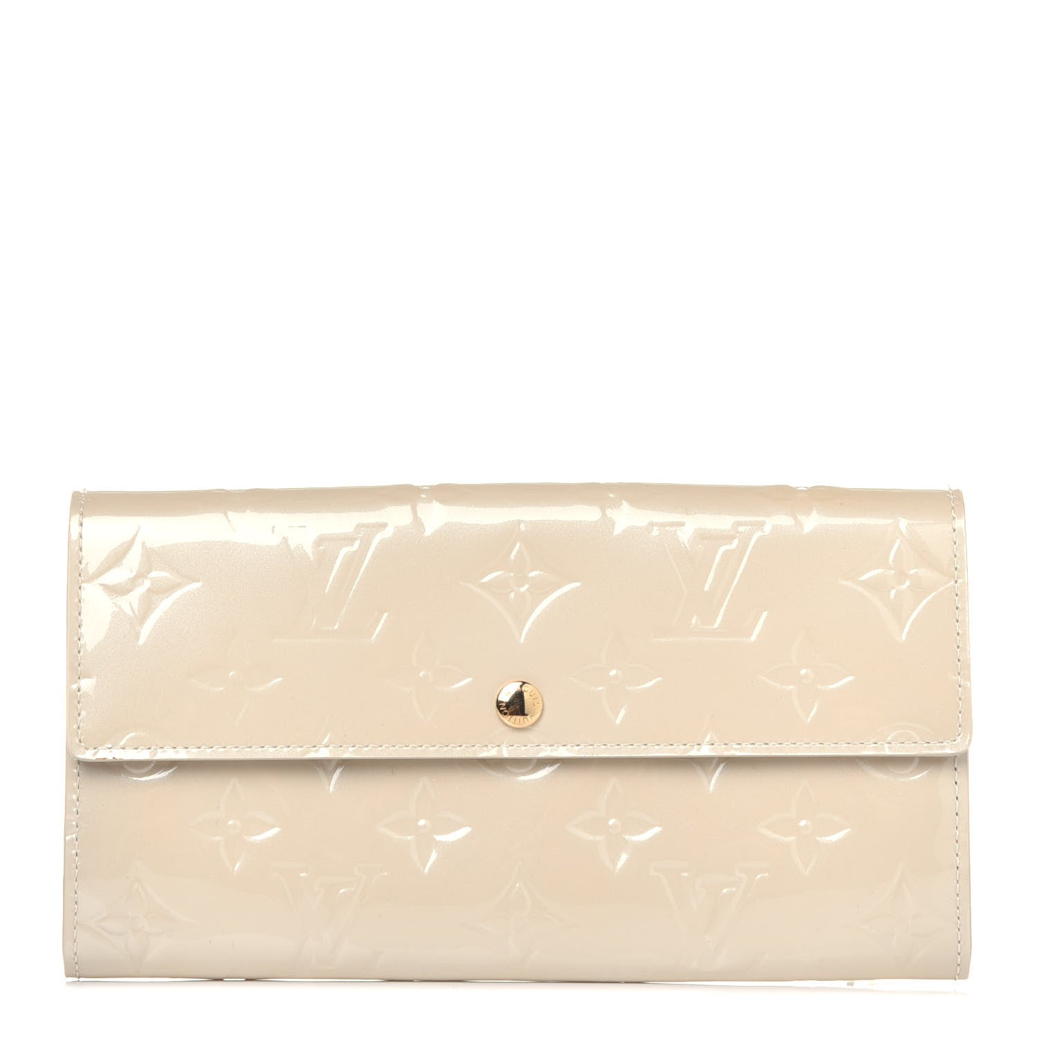 Louis Vuitton Vernis Sarah Wallet Blanc Corail 1 of 6