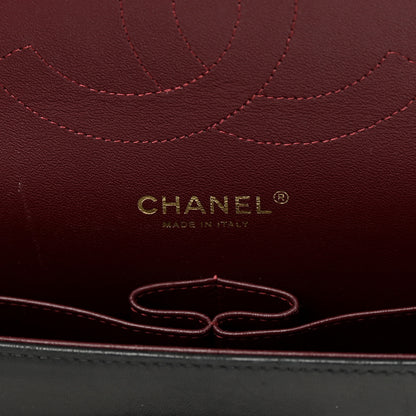 Chanel Lambskin Quilted Jumbo Double Flap Black 6 of 19
