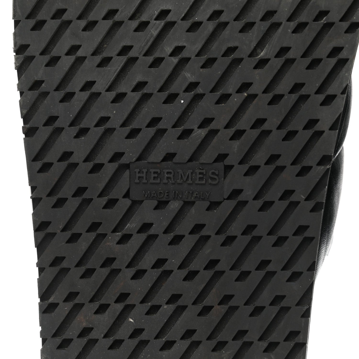 Hermes Nappa Extra Sandals 37 Black 6 of 9
