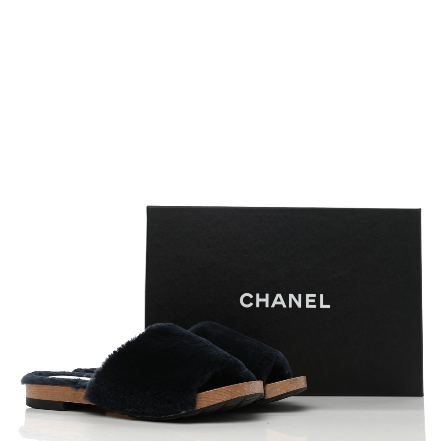Orylag Lambskin Mules 39 Blue