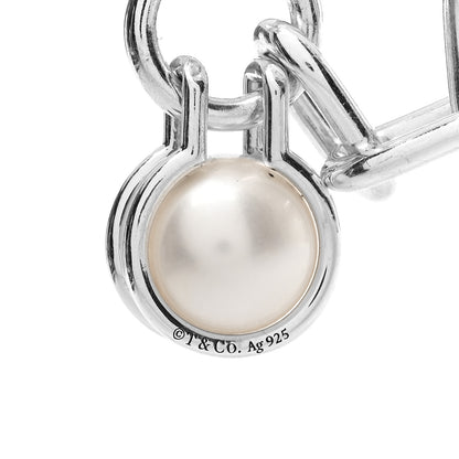 Tiffany Sterling Silver Pearl HardWear Link Bracelet 3 of 3